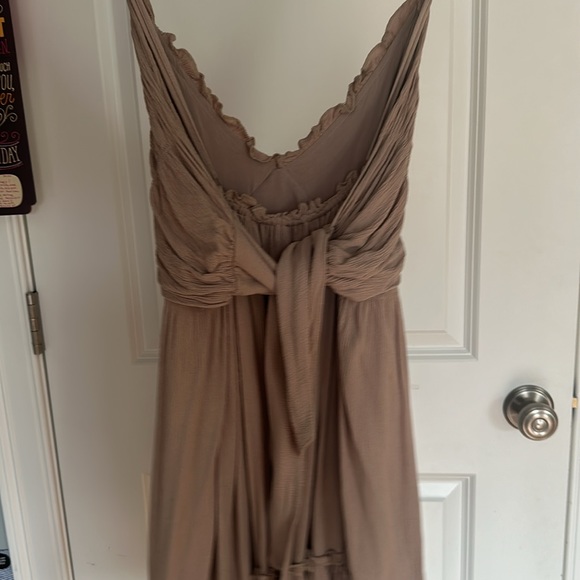 Brand new tan beach flowy dress - Picture 2 of 2